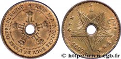 CONGO FREE STATE 1 Centime 1887  AU 