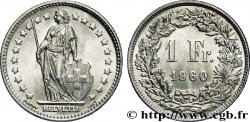 SUISSE 1 Franc Helvetia 1960 Berne - B
