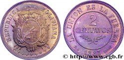 BOLIVIE Essai de 2 Centavos 1883 Paris