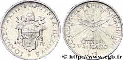 VATICAN ET ÉTATS PONTIFICAUX 1 Lire frappe au nom de Jean XXIII an IV / concile Vatican II 1962 Rome SUP 