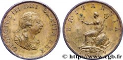 ROYAUME-UNI 1/2 Penny Georges III tête laurée 1799 Soho