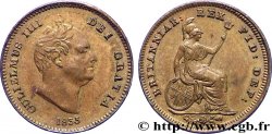 UNITED KINGDOM 1/3 Farthing Guillaume IV 1835  AU 