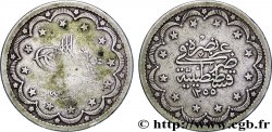 TURCHIA 20 Kurush au nom de Abdul Mejid an AH1255 an 8 1846 Constantinople