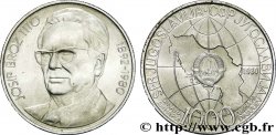 YUGOSLAVIA 1000 Dinara emblème de la RFSY et carte / Josip Broz Tito 1980 
