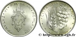 VATICAN ET ÉTATS PONTIFICAUX 500 Lire frappe au nom de Paul VI an XIV / épis et grappe 1976 Rome