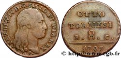 ITALIA - REGNO DI NAPOLI 8 Tornesi Ferdinand IV 1797 