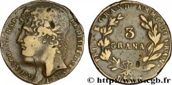 ITALIE - ROYAUME DES DEUX-SICILES 3 Grana Joachim Murat 1810 