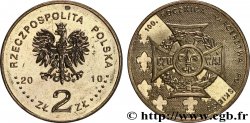 POLOGNE 2 Zlote aigle / 100e anniversaire du scoutisme en Pologne 2010 Varsovie SPL 