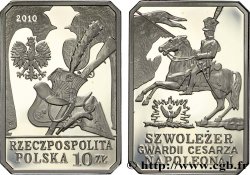 POLOGNE 10 Zlotych BE (proof) aigle / chevau-légers polonais de la garde impériale de Napoléon Ier 2010 Varsovie
