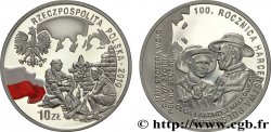 POLAND 10 Zlotych BE (proof)  aigle / 100e anniversaire du scoutisme en Pologne 2010 Varsovie MS 