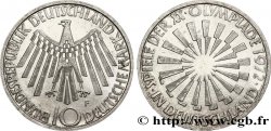 ALLEMAGNE 10 Mark XXe J.O. Munich / aigle type “IN DEUTSCHLAND” 1972 Stuttgart