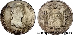 BOLIVIEN 8 Reales Ferdinand VII d’Espagne  PJ 1814 Potosi