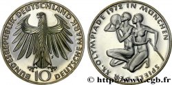 ALLEMAGNE 10 Mark BE (Proof) XXe J.O. Munich : basket-ball et canoeing / aigle 1972 Stuttgart - F