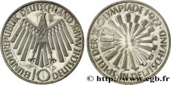 ALLEMAGNE 10 Mark BE (Proof) XXe J.O. Munich / aigle “IN DEUTSCHLAND” 1972 Munich