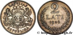 LATVIA 2 Lati 1926 