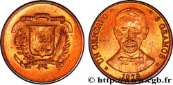 DOMINIKANISCHE REPUBLIK 1 Centavo emblème / Juan Pablo Duarte 1978  fST 