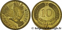 CHILI 10 Centesimos condor 1964 Santiago - S°
