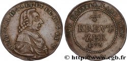 GERMANY - MAINZ 1/4 Kreuzer Friedrich Karl Joseph von Erthal 1795 