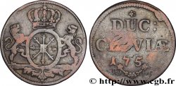 ALLEMAGNE - CLÈVES 1 Duit (1/8 Stuber) Duché de Clèves 1751  B 