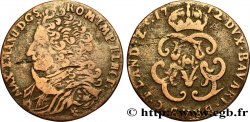 BELGIQUE - NAMUR 1 Liard Duché de Namur Maximilien Emmanuel de Bavière / monogramme 1712 Namur TB+ 