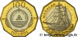 CAP VERT 100 Escudos emblème / voilier Madalan 1994 