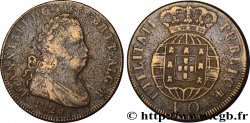 PORTUGAL 1 Pataco (40 Réis) Jean VI (Joao) 1825 