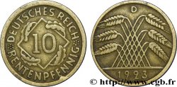 GERMANY 10 Rentenpfennig gerbe de blé 1923 Munich - D