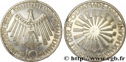 ALLEMAGNE 10 Mark BE (Proof) XXe J.O. Munich / aigle “IN DEUTSCHLAND” 1972 Stuttgart - F