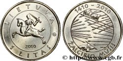 LITUANIE 1 Litas 600e anniversaire de la bataille de Grunwald 2010 Vilnius SPL 