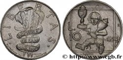 SAN MARINO 10 Lire enfant aux vases 1995  VZ 