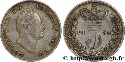 ROYAUME-UNI 3 Pence Guillaume IV 1835 