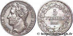 BELGIQUE 5 Francs Léopold Ier tranche position A 1832 