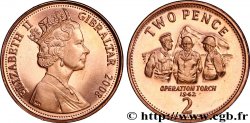GIBRALTAR 2 Pence Elisabeth II, opération torche 2008  SPL 