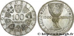 AUTRICHE 100 Schilling 1200e anniversaire de la fondation du monastère bénédictin de Kremsmünster 1977  SPL 