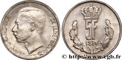 LUXEMBOURG 5 Francs Grand-Duc Jean / 5 F couronné et rameaux 1976 