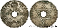 BRITISH WEST AFRICA 1 Penny Edouard VIII 1936 Kings Norton - KN XF 