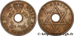 AFRIQUE OCCIDENTALE BRITANNIQUE 1 Penny Georges VI 1957 Kings Norton - KN
