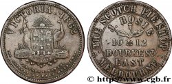 AUSTRALIE Token de 1 Penny J. HOSIE - THE SCOTCH PIE SHOP d’East Melbourne 1862  TTB 