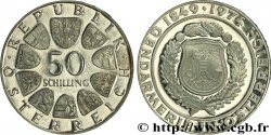 AUTRICHE 50 Schilling 175e anniversaire de la Gendarmerie autrichienne 1974  SUP 