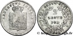 POLOGNE 2 Zlote monnayage révolutionnaire 1831 Varsovie