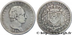 ITALIE - ROYAUME DE SARDAIGNE 1 Lire Charles Félix, roi de Sardaigne 1827 Turin