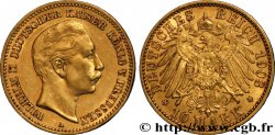 GERMANY - PRUSSIA 10 Mark or Royaume de Prusse, empereur Guillaume II / aigle impérial 1903 Berlin