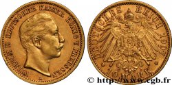 ALLEMAGNE - PRUSSE 10 Mark or, 2e type 1907 Berlin TTB 