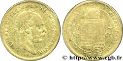 HONGRIE 10 Francs or ou 4 Forint François-Joseph Ier d’Autriche 1870 Kremnitz TB+ 