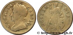 ROYAUME-UNI 1 Farthing Charles II / Britannia 1672  TB 