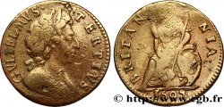 ROYAUME-UNI 1 Farthing Guillaume III 1697 