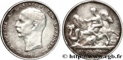 GRIECHENLAND 2 Drachmes Georges Ier / Thétis avec le bouclier d’Achille 1911 Paris fSS 