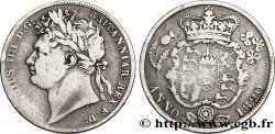 UNITED KINGDOM 1/2 Crown Georges IIII / emblème 1820 