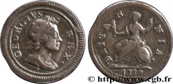 UNITED KINGDOM 1 Farthing Georges Ier / Britannia 1719  VF 