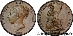 UNITED KINGDOM 1 Penny Victoria “tête jeune” 1859 